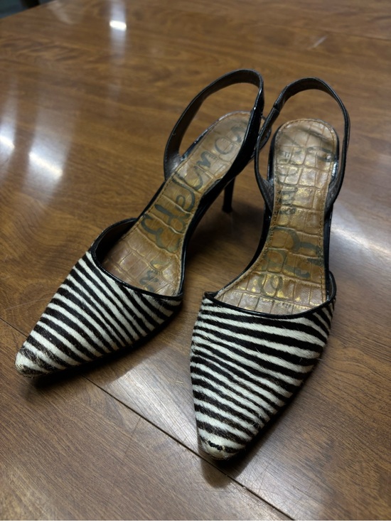 Sam Edelman Shoes - Sam Edelman Orly Heels Black/White Zebra Print | size 8